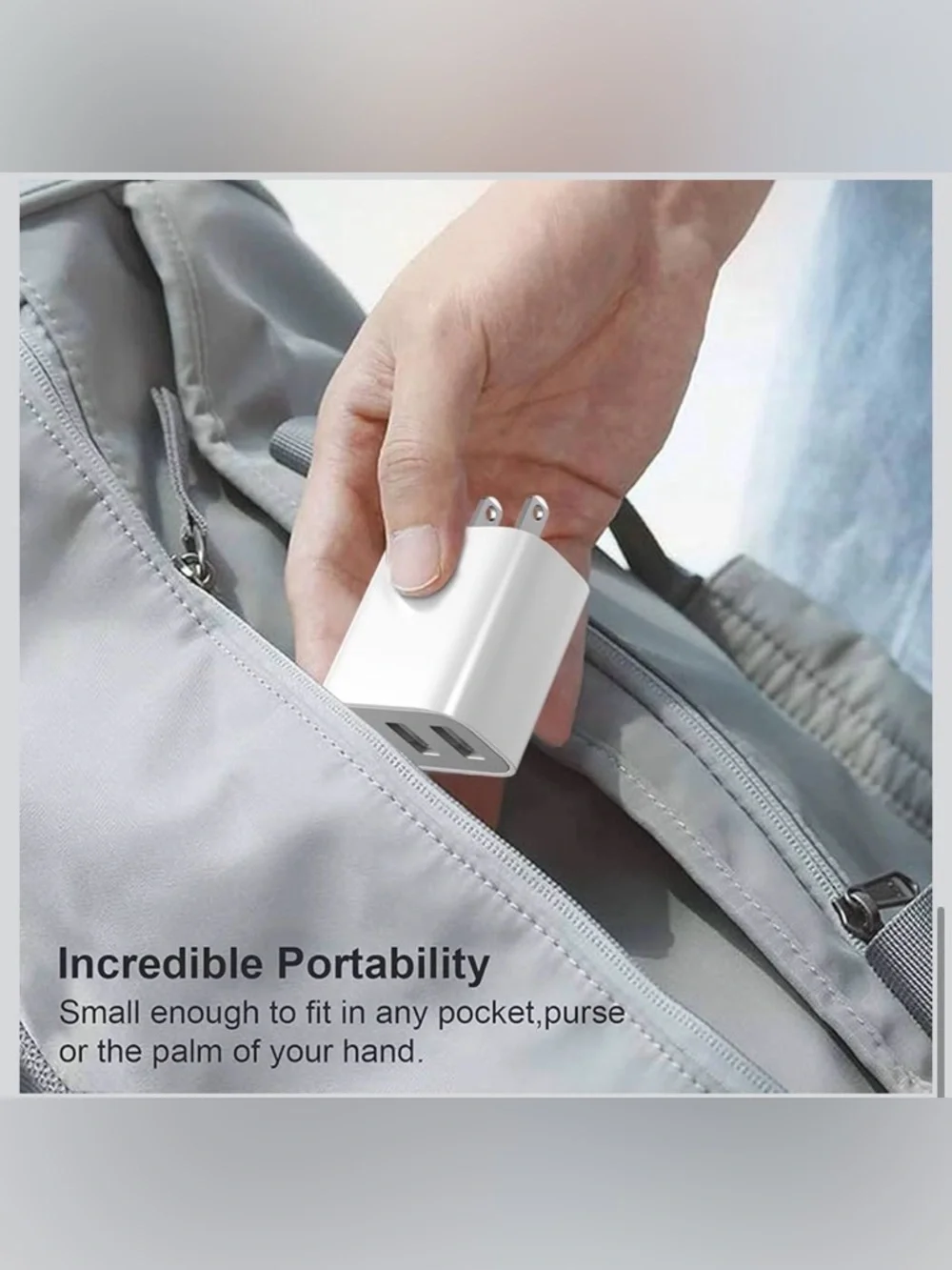 9 pack of 3-Port USB Wall Charger